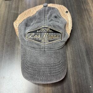 DMR Classic Headwear Las Vegas Trucker Hat Vintage‎ Apparel Gray